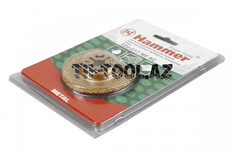 54512 Полотно пильное для МФИ Hammer Flex 220-017 MF-AC 017  сегм.диск, BiM, 65мм, кафель