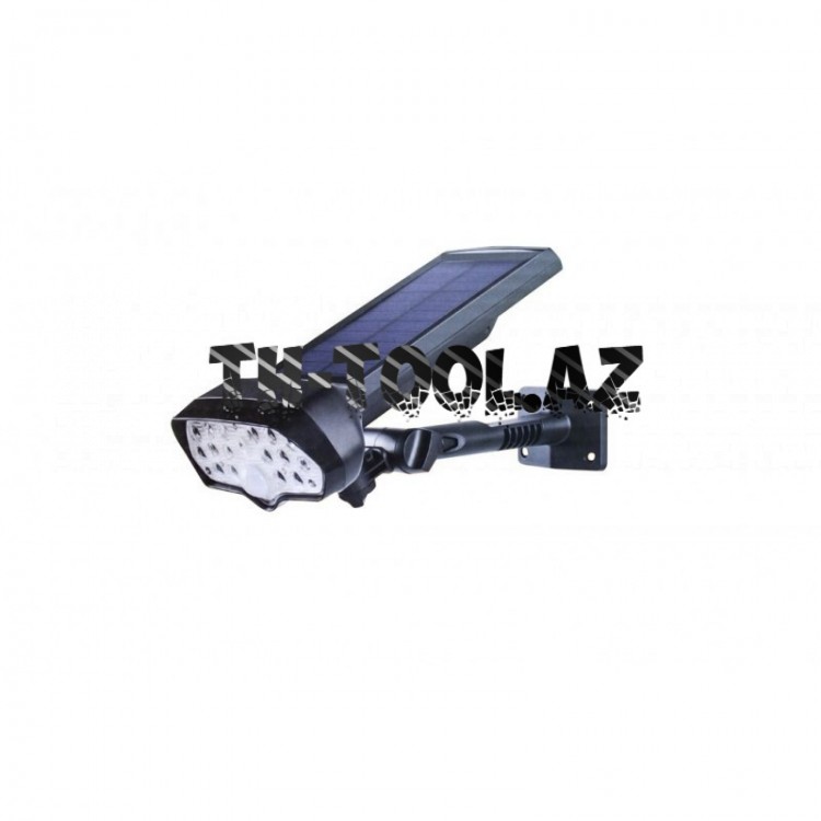 Светильник светодиодный настенный на солнечной батарее с датчиком движения (17 светодиодов SMD)