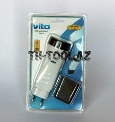 VITO/Фонарь светодиодный аккумуляторный  TORCH-5 серый /5xRLED/