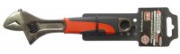 Ключ разводной с резиновой рукояткой 8"-200мм (захват 25мм), на пластиковом держателеForsage_Forsage