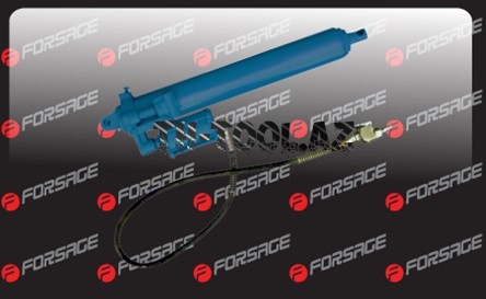 Цилиндр гидравлический удлиненный с дополнительным пневмоприводом, 5т (общая длина - 620мм, ход штока - 500мм)Forsage_Forsage